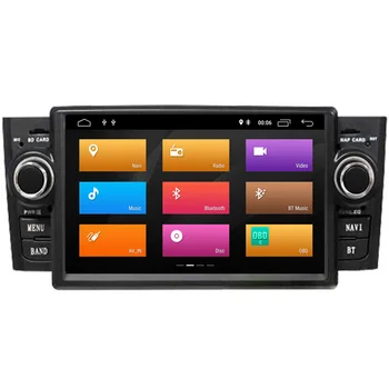 Auto Multimediálny prehrávač, GPS Android 10 8 core 4+32 G autorádia 2 Din DVD Pre Fiat/Grande/Punto/Linea 2007-2012 Rádio FM riadenia