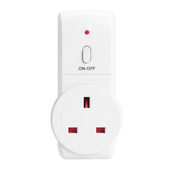 4pcs UK Plug Pohodlné, Praktické užívateľsky príjemný Dizajn Domov elektrickej Zásuvky zapnutie Svetla Pätica Bezdrôtové Diaľkové Ovládanie