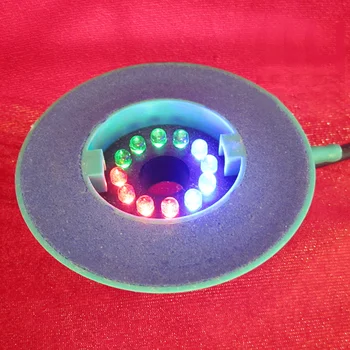 Akvarijné dekorácie LED farebné bubliny kameň akvárium dekorácie zvýšiť kyslíka bublina lampa