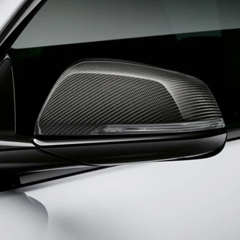1Pair Black Carbon Fiber Bočné Dvere Zrkadlo Pokrytie Spp Výbava vhodné pre Toyota GR Supra 2019 2020 Auto Príslušenstvo