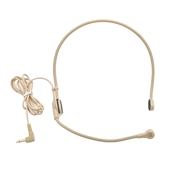 Eshowee Pro Headworn kondenzátora headset mikrofón pre Karaoke bezdrôtový telo 3,5 mm vysielač s mužským nastavovacou skrutkou