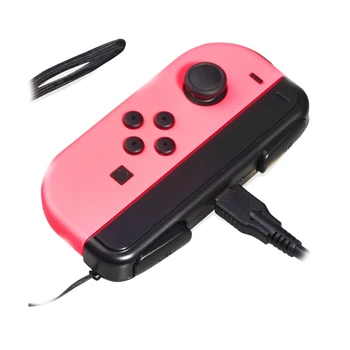 Mini Nabíjací Dok Nabíjací pre Nintendo Prepínač Radosť-Con s Nízkou Batérie Pripomienky a LED Indikátor Nabitia