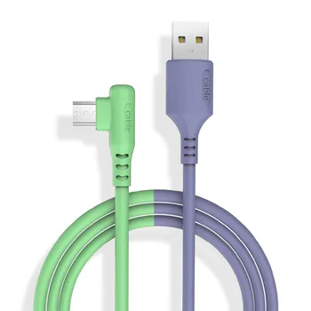 Kebiss 4A Dátový Kábel Koleno Kvapaliny Flexibilné Lepidlo Rýchle Nabitie Line Platné pre Oppo Huawei Xiao Flash Nabíjanie USB Kábel