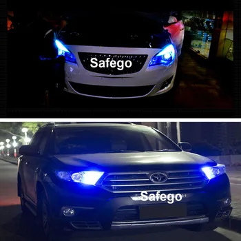 Safego W5W T10 LED Žiarovky 9SMD 5050 T10 W5W LED Biele Modré auto auto klin vzdialenosť svetiel W5W 194 168 interiérové led svietidlá