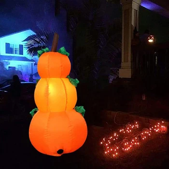 1.2 m Tekvica Lampáš Nafukovacie Model s LED Svetlom pre Halloween Ozdoby Halloween DIY Dekorácie Dovolenku Dodávky