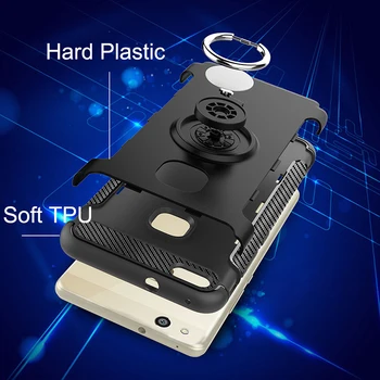 Magnetický Držiak Do Vozidla Shockproof Prípade Huawei P10 Lite Plus Mate 10 Pro Česť 8 9 Kvalitný Mobilný Telefón Zadný Kryt