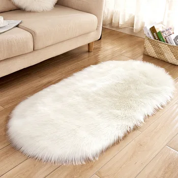 Kreatívne domáce imitácia vlnené koberce, rohože obývacia izba gauč studena-odolné podlahy mat spálňa non-slip mat LB70603