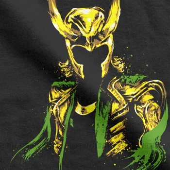 Boh Neplechu Loki T-Shirt Mužov Grafické Topy Novinka T-Shirt Posádky Krku Bavlna Tee Tričko