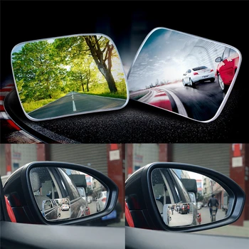 Nové 1Pcs Univerzálny Auto Auto 360 Stupňov Široký Uhol, Konvexný Zadnej Strane Zobraziť Blind Spot Zrkadlo
