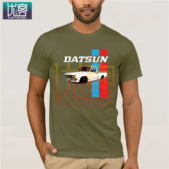 Auto DATSUN 620 VYZDVIHNUTIE pánske Tričko Oblečenie Populárne T-shirt Crewneck Bavlna Tričká pre Mužov Topy 2020 Móde Hot Predaj Japonsko