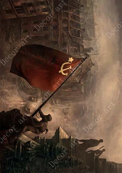 Komunistický Vodca Lenin Stalin Plátno Na Maľovanie Historických Obrazov Na Stenu Kraft Plagáty Potiahnuté Samolepky Na Stenu Domáce Dekorácie Darček