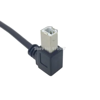 Zihan Pravý Uhol USB Typ B samec na USB B ženské Tlačiareň Panel Namontujte nové Rozšírenie Sync Kábel, Kábel, 50 cm 100 cm