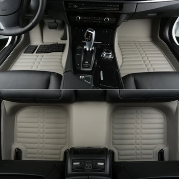 Dobrá kvalita! Vlastné špeciálne auto podlahové rohože pre Volvo XC90 7 miest 2020 trvanlivé nepremokavé auto koberce, koberce pre XC90 2019-