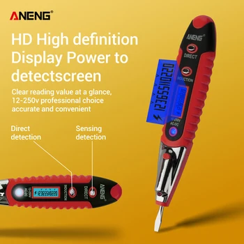 ANENG VD700 Kvalitný digitálny display test pero 143mm X 26mm X 18.7 mm Napätie Metrov Elektrické Nástroje