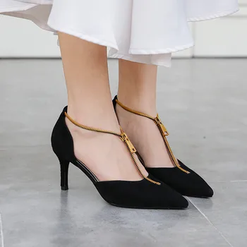 ASUMER 2020 najnovšie ženy čerpadlá semiš kožené ukázal prst módy sexy tenké vysokým podpätkom strany svadobné topánky dámske jednej topánky