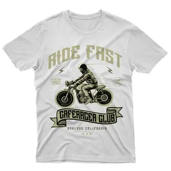 Fm10 T Shirt Maglietta Jazdiť Rýchlo, Corsa Veloce Moto California Rýchlosť Casco Motori