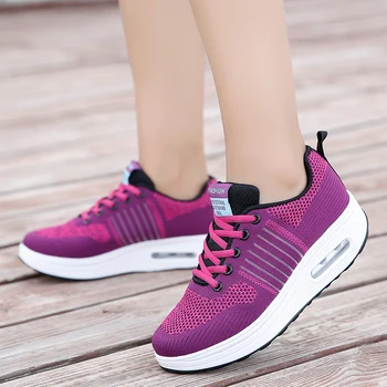 Módne Tenisky Ženy Platformu Jesenné Topánky Priedušný Oka Bežné Vychádzkové Topánky Kôš Femme Tenisky Zapatos Mujer Školiteľov