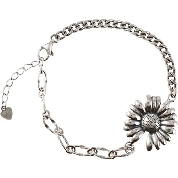 HORÚCE daisy nový náhrdelník ženské doplnky, hip hop reťazca slnečnice retro náramok klasické trend šperky, náhrdelníky darček