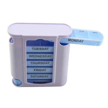 1 Ks Pilulku Úložný Box Medicíny Prípade, 7 dní 28 Oddelení Prenosné Organizátor Kontajner LAD-predaj