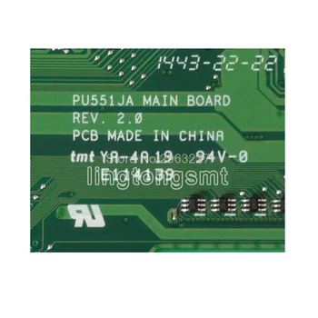 Pre Asus PU551JD doske PU551J PU551JD PU551JA REV2.0 Doske DDR3 testované