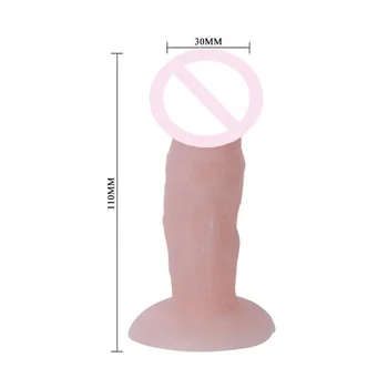 Mäkké Malé Dildo Realistický Penis s Prísavkou Sexuálne Hračky pre Ženy, Ženská Masturbácia Análne Dildo Sex Produkty