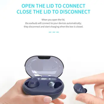 C8J TWS Bezdrôtová 3D Stereo Hudobné Slúchadlá Mini Dotykový Ovládací Mikrotelefón pre Smartphone Nepremokavé Športové Slúchadlá pre Apple