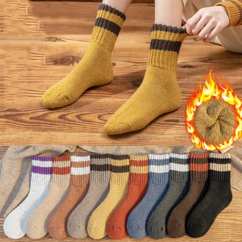 Dámske Bavlnené Zahusťovanie Cashmere Ponožky Pre Ženy Ladie Rád Chlpaté Dievča Priedušná Teplé Bežné Krátke Ponožky Ženské Umenie Sox 2021