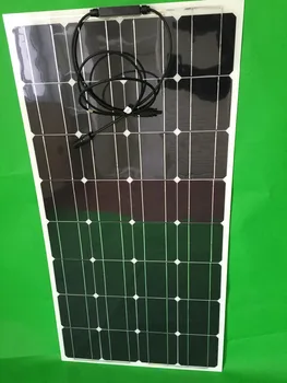 100W Mono solárne Povrchu flexibilný solárny panel solárny modul pre RV/Jachta/Loď/Camping Auta 12V