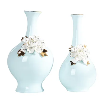 Jednoduché a moderné obývacej izbe, keramická váza domov tvorivé dekorácie, vázy malé čerstvé, suché kvetinové hydroponické váza