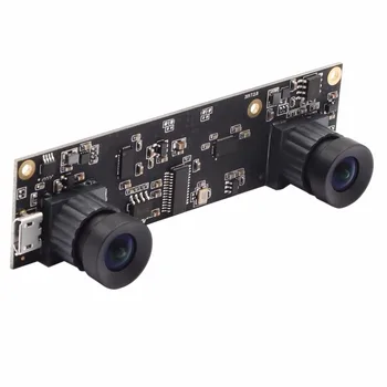 Bez skreslenia Dual M12 Objektív 1080P Aptina AR0330 USB 2.0 Kamera, Stereo Kamery Modul OTG UVC pre Priemyselný Stroj videnia