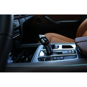 Nové Pokovovanie Prenos Svetla Lectronic ručnej brzdy Tlačidlo Panel Plastovou hlavicou Prepínač-BMW 5 Series 2011-2017