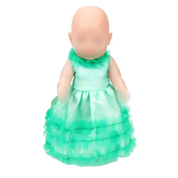 43 cm bábiky baby šaty nové narodil Princezná strany večerné šaty Detské hračky fit Americký 18-palcové Dievčatá bábiky f415