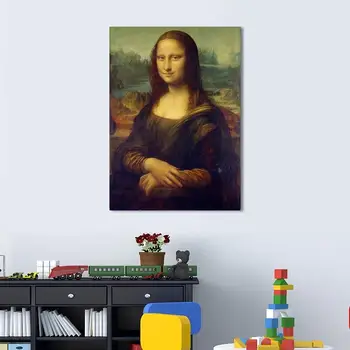 Moderné Plátno na Maľovanie Mona Lisa Umenie Plagáty Moderné Obrazy na Steny v Obývacej Izbe Obrázky Domáce Dekorácie Cuadro