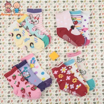 6Pairs/Veľa Bavlna, Baby, Dievčatá Ponožky Oblek Pre 1-3 Rok