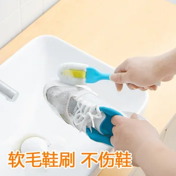 Domácnosti multi-funkčné čistenie obuvi kefa prenosné dlhá rukoväť umývanie, čistenie, dekontaminácia protišmykové čistiaca kefka