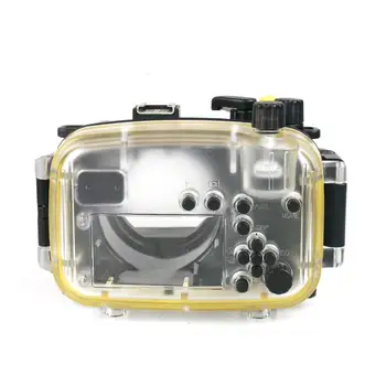 Mekon Nex 6 Shockproof Bývanie 40M 130ft Potápanie Vybavenia, Vodotesné puzdro pre SONY NEX6 NEX-6 18-55MM Objektívom Fotoaparátu