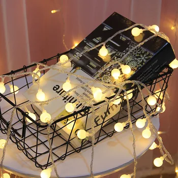 USB/Batérie LED Loptu Garland Svetlá Víla String Nepremokavé Vonkajšie Lampy Vianočné Dovolenku Svadobné Party Dekorácie Svetlá