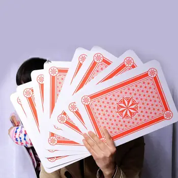 Nové Prichádzajú Veľké Extra Veľké Nadrozmerné Hracie Karty Veľké Karty Obrovský Veľké A4 Poker Deväť Krát Poker Zábavné Strany Karty