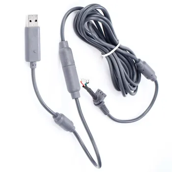 Kvalitný USB 4 Pin Kábel Kábel Kábel +bonus za odlúčeného Náhradný Adaptér Pre Xbox 360 Káblovom Ovládači Príslušenstvo