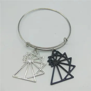 Horúce Jednoduché Trojuholník Prívesky, Pytagoras Triangleswristband,Geometrie, Prívesky, Prázdninový darčeky ženy Šperky