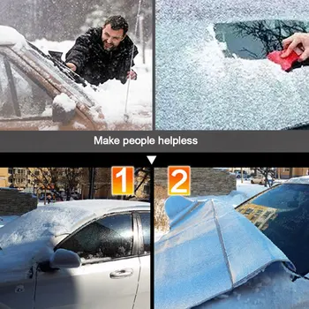 V zime Auto čelné Sklo Anti-snow Frost Chránič Auto Okná Čelné sklo Kryt Slnečná Clona Štít Prachotesný Sun Shield