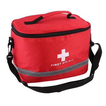 Vonkajšie Prvá Pomoc Kit Šport Camping Taška Domáce Tiesňové Prežitie Package Červená Nylon Zarážajúce, Kríž Symbol Crossbody taška