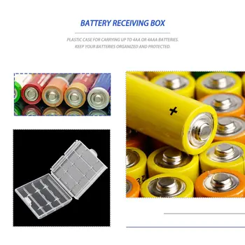 Plastové Skladovanie Batérií Prípade AA AAA 18650 Batérie Prenosné Batérie Držiak-Box Veľká Kapacita Uchovávajte v Suchu