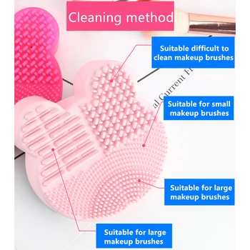 1PC Medveď make-up Štetec Čistič na Umývanie Štetca Pad Čistenie Mat Kozmetické Brush Cleaner Univerzálny tvoria Nástroj Práčky Box