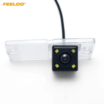 FEELDO HD Auto Backup parkovacia Kamera S LED Svetlom Pre KIA Cerato (09~13) /Forte (09~13) Noc Vison Reverzné Auto Fotoaparát Kit