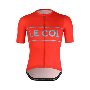 Le Col Cyklistika Dres Topy pánske Nové Krátky Rukáv MTB, Road Závodná Nosenie Vonku na Bicykli Športové oblečenie, Bicykle Tím Oblečenie Ciclismo