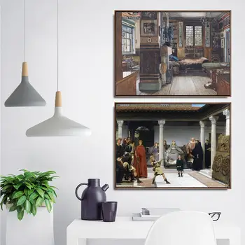 Domáce Dekorácie Umeleckých Obrazov Na Stenu Vzad Obývacia Izba Plagát, Tlač Na Plátne Obrazy Netherlandish Lawrence Alma-Tadema