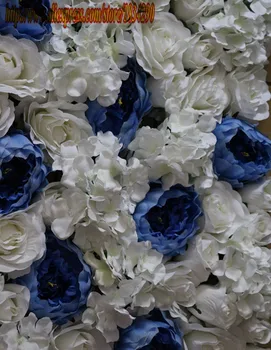 10pcs/veľa Umelého hodvábu rose skúmie pivónia kvetinové steny svadobné pozadie výzdoba Klenby kvet runner svadobné TONGFENG