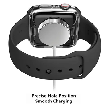 Kryt Pre apple Hodinky prípade 44 mm/40 mm iwatch prípade 42mm/38mm screen protector nárazníka príslušenstvo pre applewatch série 6 5 4 3 SE