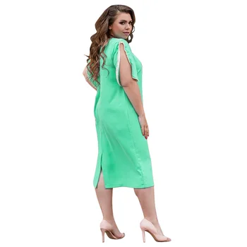 7XL Plus Veľkosť Šaty dámske Pekný Nadrozmerné Elegantné Šaty Letné Krátke Pearl Rukáv Midi Ceruzka Šaty Veľkosť Strany Vestidos
